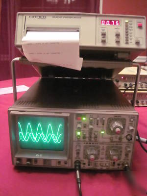 Hameg HM205-2 20MHZ analog digital oscilloscope works