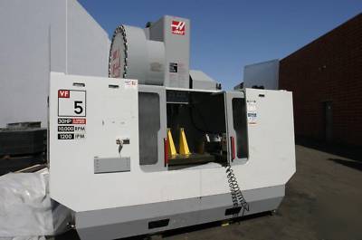 New haas, vf-5/50 (vf-5, VF5) cnc vmc, w/ HRT210, : 2005