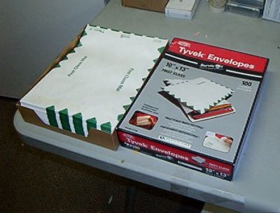 Quality park tyvek envelopes 10 x 13 first class lot