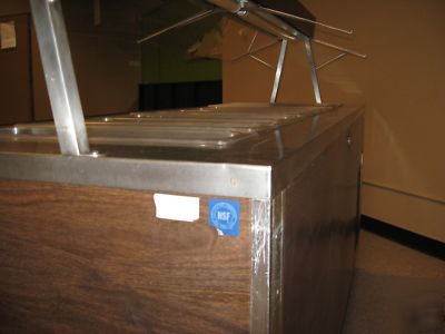 Refrigerated salad bar w/sneeze gaurd