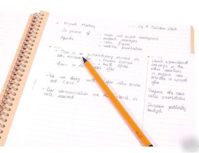 Rhodia meeting book 6-1/2 x 8-1/4 wire bound black