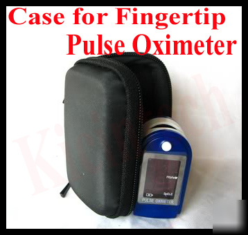 Semi hard carrying case for fingertip oxygen oximeter