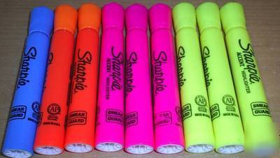 Sharpie accent highlighter asst pink orange blue (9)