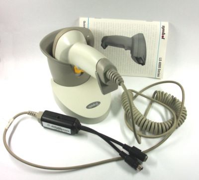 Slightly used symbol LS4000 (PS2) barcode scanner