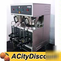 Used curtis dual satellite s/s coffee brewer w/ urns