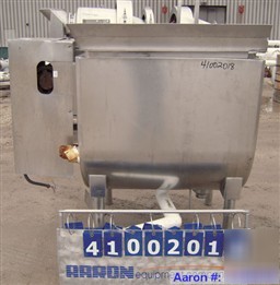 Used- will flow paddle blender, approximately 20 cubic