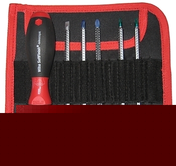 Wiha 6PC system 6 telescopic rev blade screwdriver set