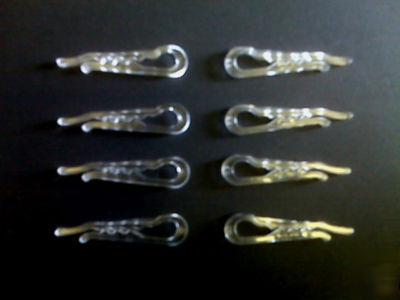 *clear plastic clips 1000PCS for folded or hung shirts*