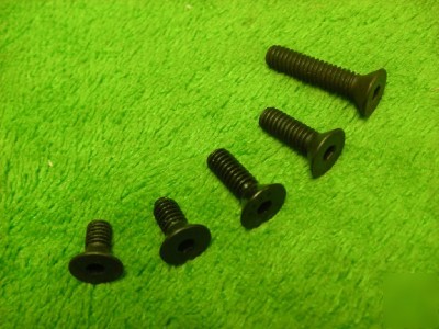 405 flat head hex socket cap screw 1/4 3/8 1/2 3/4 8-32