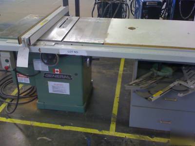 General 650 table saw & holz-her power feeder + extras