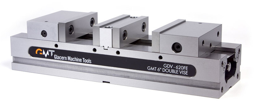 New glacern gdv-620FE double station cnc milling vise