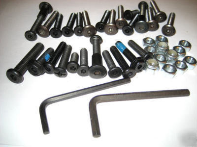 38 socket screws allen wrenches & nuts