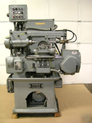 Barber colman model 6-10 gear hobbing machine