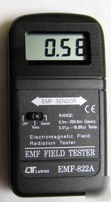 Digital emf meter 822A & trifield 100XE em & radiowaves