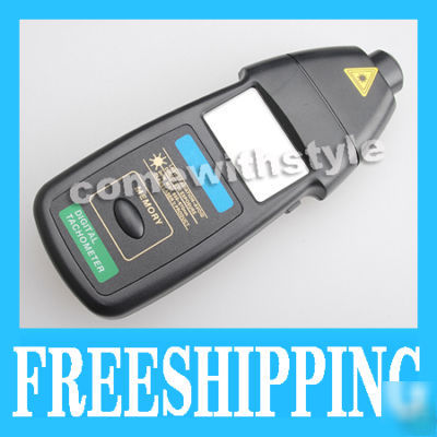 Digital laser tachometer photo sensor rpm meter tach