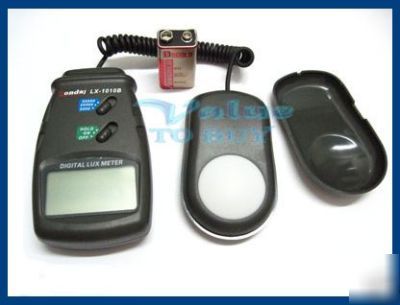 Digital lux meter light level light intensity lcd show