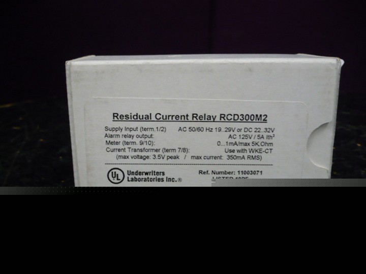 K-tec corp RCD300M2 residual current relay