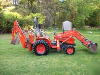 Kubota B20 tractor loader backhoe hydro diesel 4X4 tlb