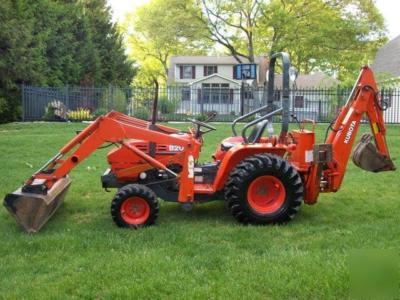 Kubota B20 tractor loader backhoe hydro diesel 4X4 tlb