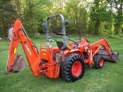 Kubota B20 tractor loader backhoe hydro diesel 4X4 tlb