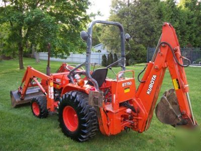 Kubota B20 tractor loader backhoe hydro diesel 4X4 tlb