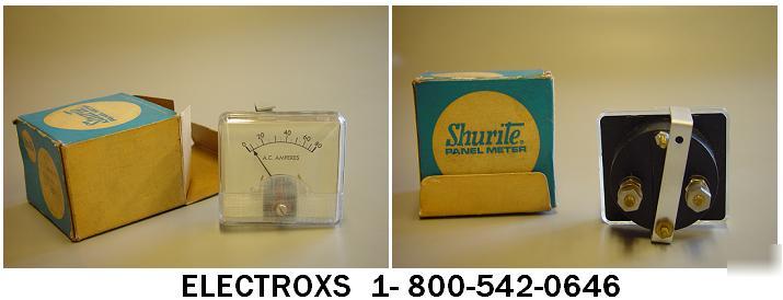 New shurite 0-80 panel meter - 