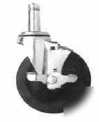 Super erectaÂ® stem caster w/ brake - 5''