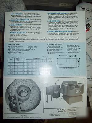 Ultramatic vibratory deburring machine 7CF w/extras