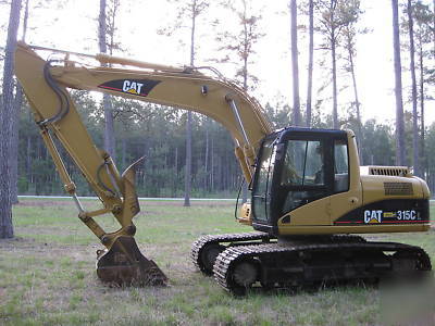 2005 cat 315CL w/ hydraulic thumb excavator caterpillar