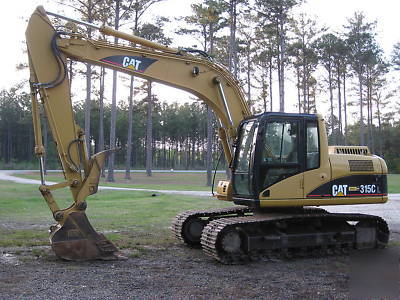 2005 cat 315CL w/ hydraulic thumb excavator caterpillar