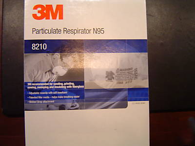 (8 packs) 3M dust masks #8210