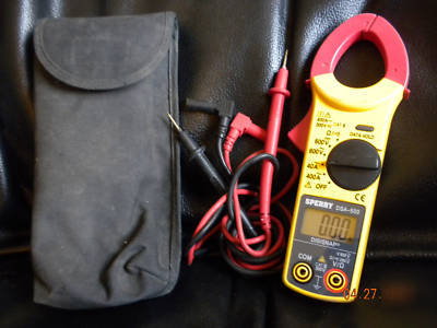 Digital snap-around dsa-500 volt amp multi meter sperry