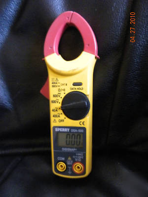 Digital snap-around dsa-500 volt amp multi meter sperry
