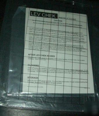 Electrovert lev chek lc-1510 solder wave gauge
