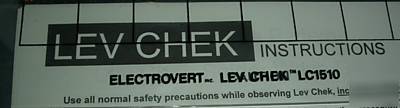 Electrovert lev chek lc-1510 solder wave gauge
