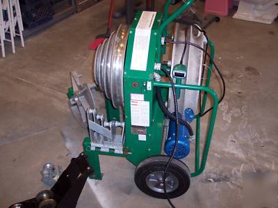Greenlee 555 electric pipe bender rigid and emt shoes