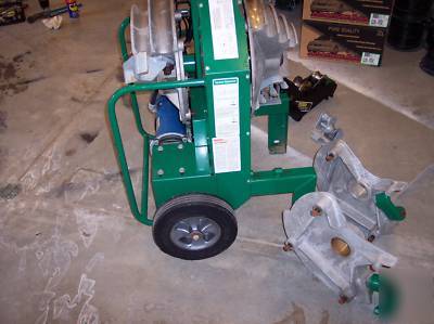 Greenlee 555 electric pipe bender rigid and emt shoes