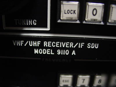Interad ltd 9110A vhf/ uhf receiver if sdu wj
