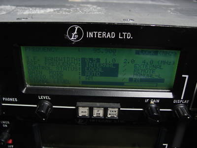 Interad ltd 9110A vhf/ uhf receiver if sdu wj