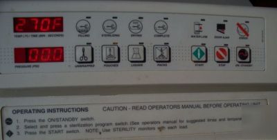 Midmark autoclave sterilizer M11,good working condit.