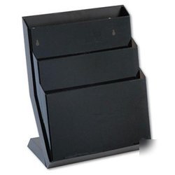 New classic hot file® three pocket desktop stand,...