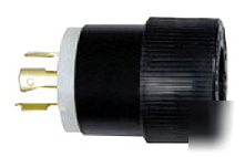 New hubbell select spec locking plug L1520P 20A 3POLE 