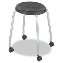 Stackroll stool antimicrobial 612X612X1812 black