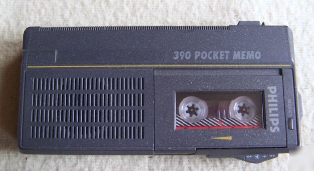 Vintage philips 390 pocket memo dictaphone