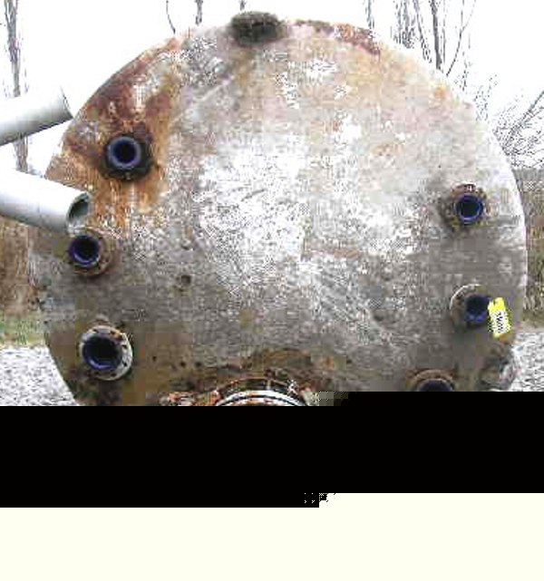 1,500 gallon glass lined dedietrich tank