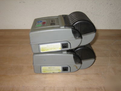 2 used zebra cameo 3 thermal receipt printer + battery 
