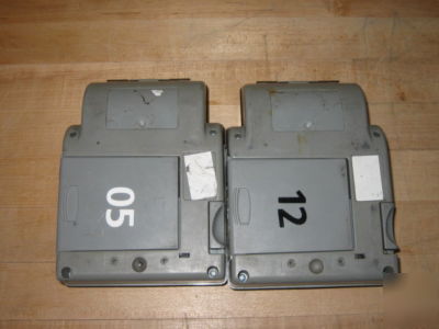 2 used zebra cameo 3 thermal receipt printer + battery 