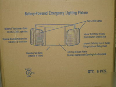 Battery powered emergency lighting tpc 20760 (6 units) 