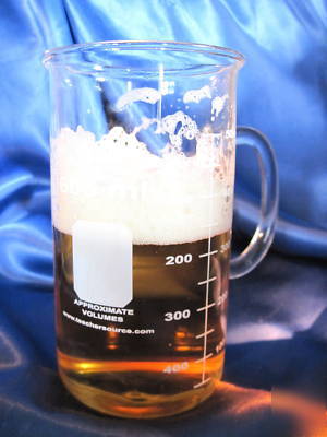 Beaker mug chemistry lab glassware glass stein 4 beer 