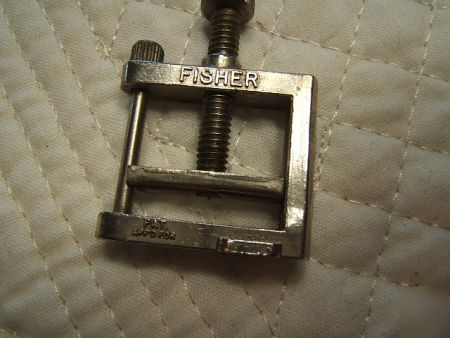 Fisher castaloy 1692-1 pat.app'l for screw vise clamp 